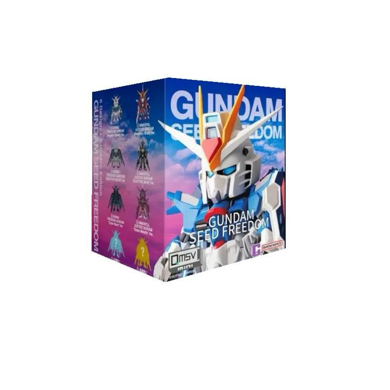 (確認款)萬代QMSV 機動戰士鋼彈SEED FREEDOM電影系列盲盒 模型 手辦 不朽正義鋼彈 全能攻擊自由鋼彈