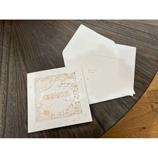 CHANEL 香奈兒 卡片 賀年 新年 祝賀卡片 燙金小卡 質感萬用卡 耶誕卡 禮物卡 賀卡 耶誕卡片 告白卡片 求婚卡
