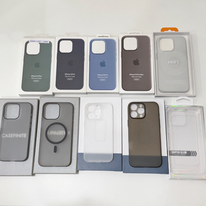 現貨 二手 全新 iPhone 13 15 16 pro max 手機殼 透明殼 Apple 原廠 矽膠殼 皮革 保護殼