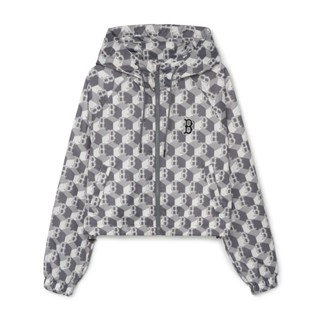 MLB 女版防風外套 MONOGRAM系列 紅襪隊 (3FWJM0431-43GRS)【官方旗艦店】