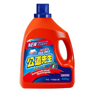 妙管家 公道先生洗衣精4000g CH-LDVN400 超值家庭號4入組