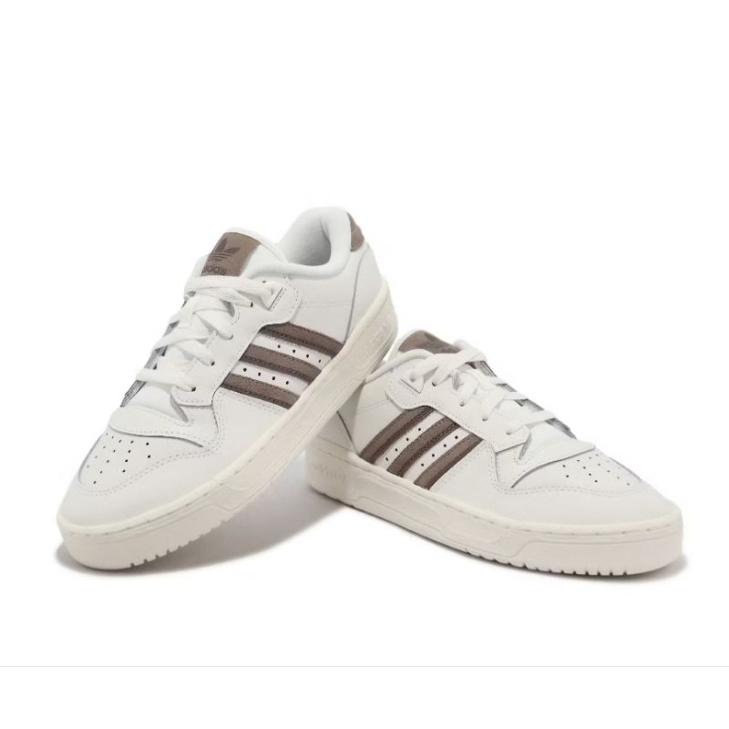 全新 adidas 休閒鞋 Rivalry Low 白咖啡 奶油底 23cm 基本款 女鞋 IG6310