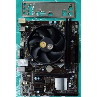 二手微星MSI H110M PRO-VH PLUS(LGA1151腳位)+INTEL G4400處理器