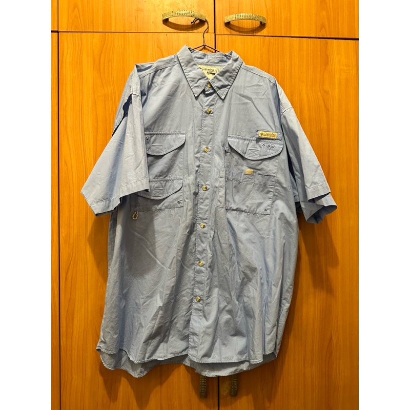 古著美國🇺🇸Columbia PFG 短袖襯衫XL