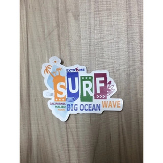 衝浪 Surf Big Ocean Wave 防水 PVC貼紙 E