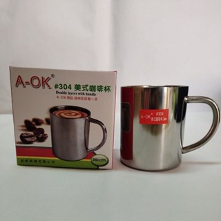 A-OK 304美式咖啡杯 260ml 304不鏽鋼杯