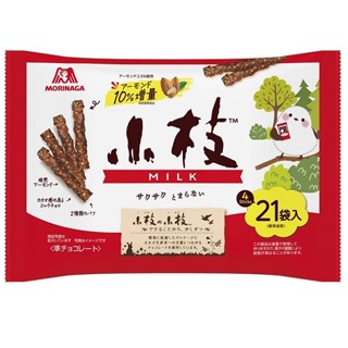 +爆買日本+ 森永 小枝 杏仁牛奶可可風味脆餅 杏仁堅果可可棒 袋裝 期間限定 MORINAGA 日本必買 日本原裝