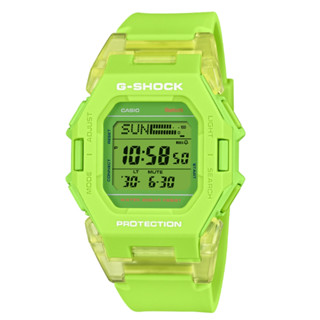 【CASIO 卡西歐】G-SHOCK 藍芽 計步 大膽輕巧 未來時尚 螢光黃綠 GD-B500S-3 41.5mm
