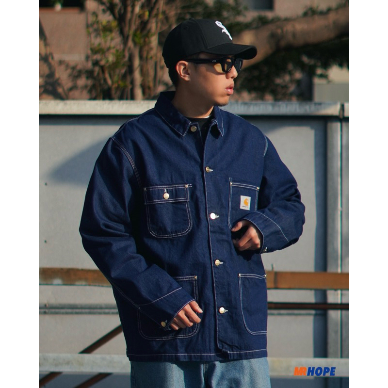 【MR.HOPE】歐線 Carhartt WIP OG Chore Coat (Denim) 密西根 外套 工裝 丹寧