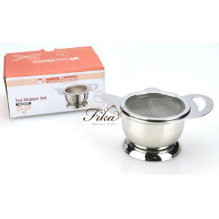 ♛BEING餐具♛Tiamo 茶壺造型不鏽鋼 附座濾網組 茶葉濾網 不鏽鋼濾網 過濾茶器 附座茶器 HG2660