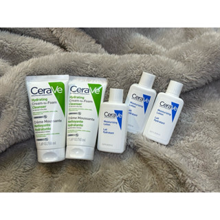 cerave 溫和洗卸泡沫潔膚乳 + 長效清爽保濕乳