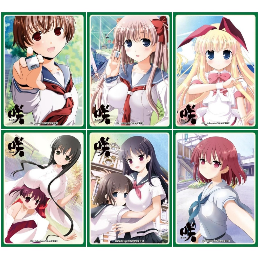 【單張卡套】天才麻將少女．宮永咲 原村和 天江衣 石戶霞 薄墨初美 園城寺怜 清水谷龍華 宮永照．6款各1張．92x67