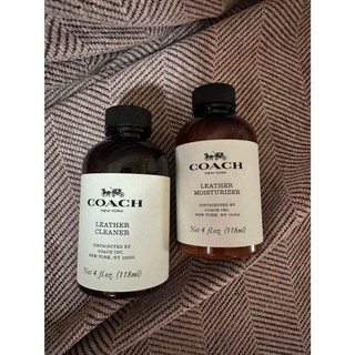 美國代購-COACH 皮革清潔液, 皮革保養乳.118ml