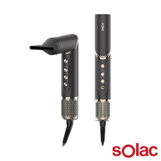 【西班牙SOLAC】SO-WRAP沙龍級造型高速吹風機 SR-1000G 送！LED美妝鏡