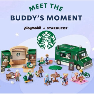 現貨🇰🇷韓國星巴克 x Playmobil 摩比人 2024 摩比公仔 門市 咖啡車 Starbucks 聖誕節 禮物