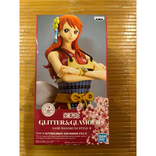 Bandai 娜美 One Piece Glitter&Glamours wanokuni style-II白證正版公仔
