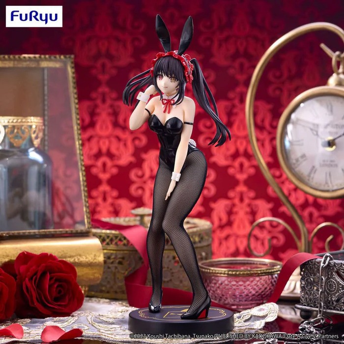 《預購2025/06》Furyu 景品 約會大作戰 BiCute Bunnies公仔 時崎狂三 黑色Ver