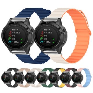Garmin Fenix 9 8 Pro 7 矽膠磁吸錶帶 Epix Forerunner 970 965