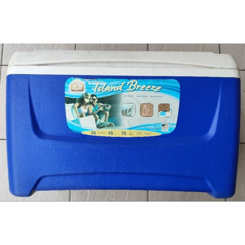 二手功能正常 Igloo Island Breeze 48 冰箱 保冷 露營 釣魚