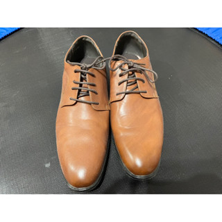 二手NET男仕皮鞋👞/淺褐色基本款/44號只穿過兩次