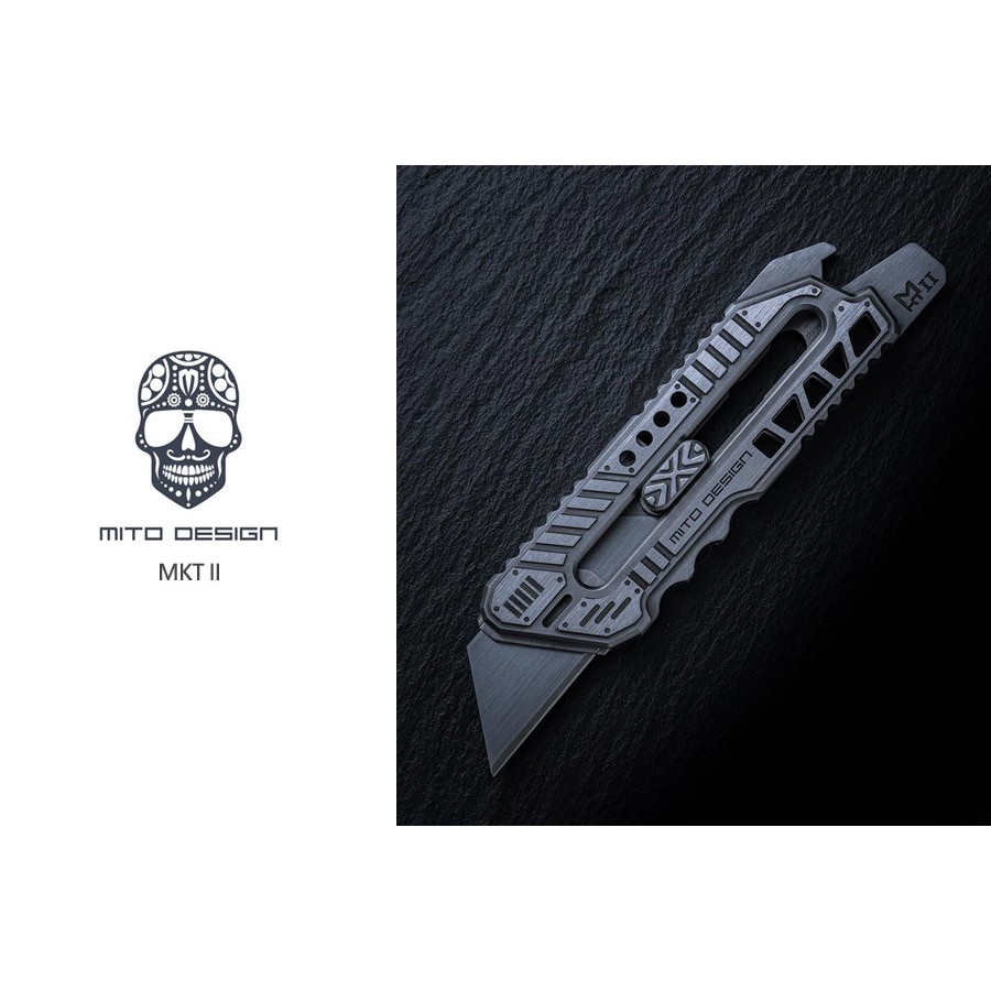 MITO DESIGN MKT II 多功能一體鈦合金工作刀(史丹利梯形刀片) 【少量現貨 (售完為止)】