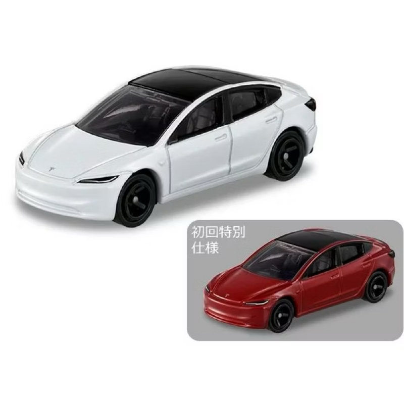 全新 正版 TOMICA 多美小汽車 No.098 特斯拉Model 3 (一般色+初回色)