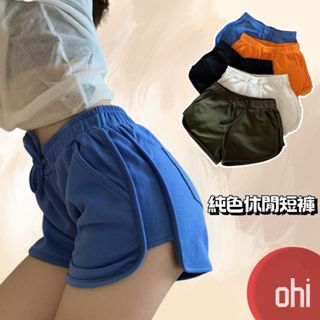【ohi】真理褲 短褲 休閒居家睡褲 熱褲 運動褲 學生休閒短褲 大碼寬鬆 百搭顯瘦 女生短褲 女裝 GPY8003