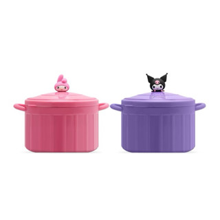 （全新）酷洛米 美樂蒂2024 SOGO週年慶來店禮 Kuromi & My Melody 造型隔熱碗 三麗鷗
