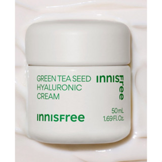 當天出貨- （50ml) INNISFREE 綠茶籽玻尿酸保濕霜 效期2027/10/17