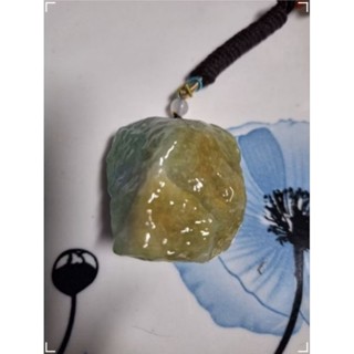 三採 黃加綠 原石 項鍊 翡翠 玉 翡翠原石