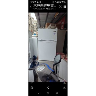 一級能效，2022年～二手中古東元100公升冰箱，型號R1001W，2022年，寬47-深57，保固3個月