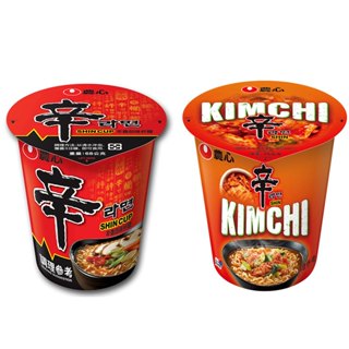 農心 辛香菇 辣白菜 杯麵 62g【懂吃】泡麵 農心杯麵 小杯麵 韓國泡麵 辛拉麵