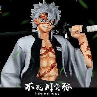 【限時折扣】鬼滅之刃 不死川實彌 站姿 公仔 GK 手辦 模型 玩偶 雕像 景品 二次元 動漫 周邊 桌面 機箱 擺件