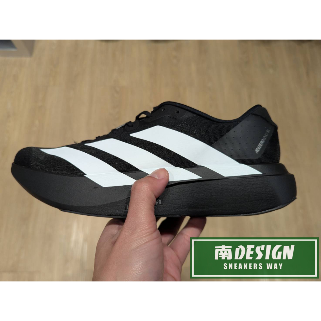 南🔥2025 2月 ADIDAS ADIZERO EVO SL 跑鞋 高低差 網布透氣 避震 男款 黑白 JP7149