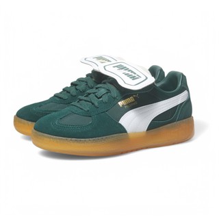 PUMA 休閒鞋 PALERMO MODA TONGUE 綠 麂皮 焦底 復古 女 40167901