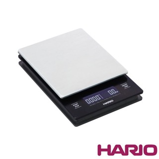 伴桌｜HARIO V60電池式不鏽鋼電子秤VSTMN-2000HSV(專業電子秤/計時/咖啡秤/磅秤/)