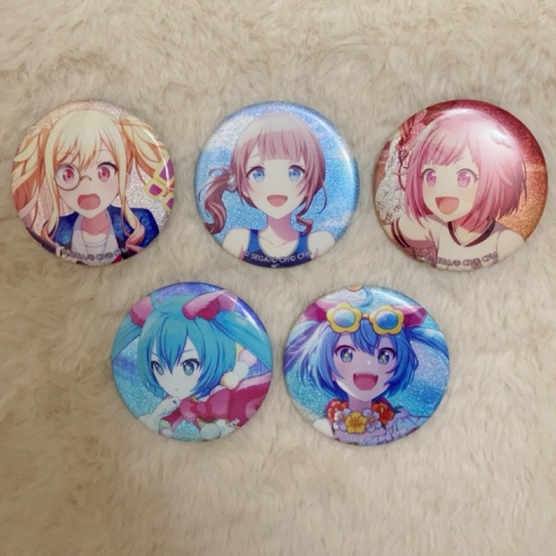 プロセカ 世界計畫 細閃 徽章 11A 12A 泳裝 咲希 穗波 笑夢 初音花前後一組