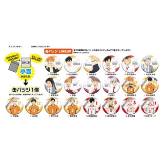 （現貨）排球少年！運勢 Clubroom 大徽章 日向 研磨 北 夜久（日版正品）
