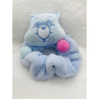 「Vu★Ma」Care Bears彩虹熊 絨毛髮圈 藍色 髮束