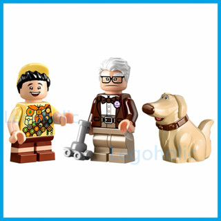 LEGO 樂高 43217 天外奇蹟 卡爾爺爺 小羅 小逗 單人偶 全新品, 迪士尼 狗狗 童軍