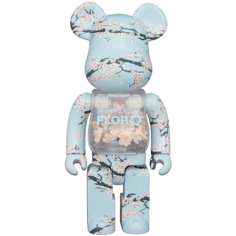 BE@RBRICK FLOR@ SAKURA肚中花-櫻花🌸400%