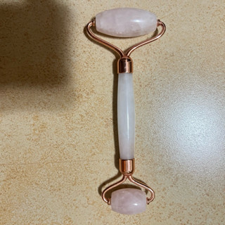 💎ℋ𝒴選物💎粉晶滾輪 特級天然粉晶 玉石 水晶 按摩器 玉石刮痧板 按摩板 刮痧棒 臉部 眼部
