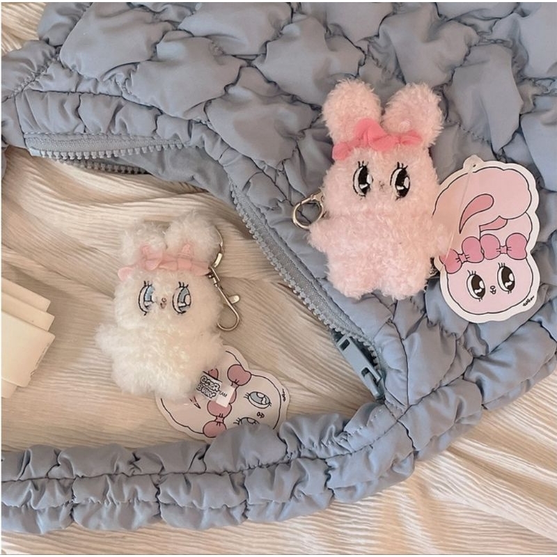 Angela🇰🇷韓國代購 正版 ester bunny 艾絲樂小兔 毛絨絨 吊飾 鑰匙圈 預購