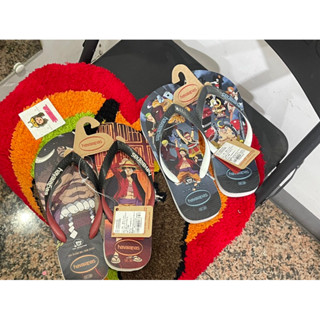 oh shose Havaianas 哈瓦仕 拖鞋 男鞋 夾腳拖 人字拖 航海王 帽子魯夫 藍
