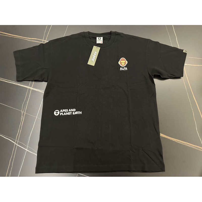 【𝗜𝗡𝗦𝗜𝗚𝗛𝗧_𝟵𝟰】特價 AAPE by A Bathing Ape 矽膠 猿人頭 短袖