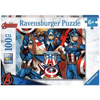 德國Ravensburger 維寶拼圖-迪士尼 漫威美國隊長 (100P) RV01073