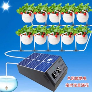 🎉現貨隔日達🚛🛒定時定量澆水神器 太陽能自動澆花機 辦公室澆花機 懶人澆花 自動灌溉澆水 定時灑水器 智慧澆水套裝