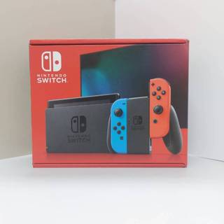 (日本原裝進口 保固一年) NS Switch 電力加強版紅藍全新主機 新款外盒包裝【飛鴻數位館】