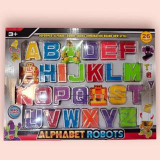 RUBY ABC字母變形機器人 益智玩具 變形英文字母 拼裝ABC字母 英文變形機器人 變形數字 加減乘除
