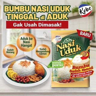 Kobe Bumbu Nasi Uduk Matang Tinggal Aduk untuk 4 Porsi Nasi